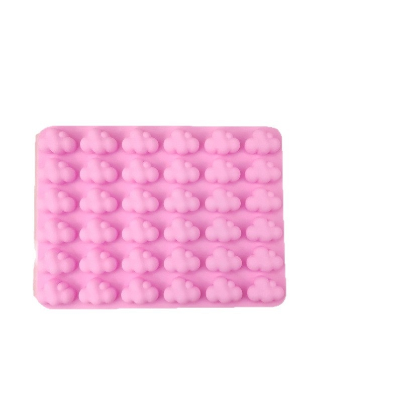 Formă din silicon cu formă de nor, 36 cavități, pentru DIY jeleu, cuburi de gheață și ciocolată