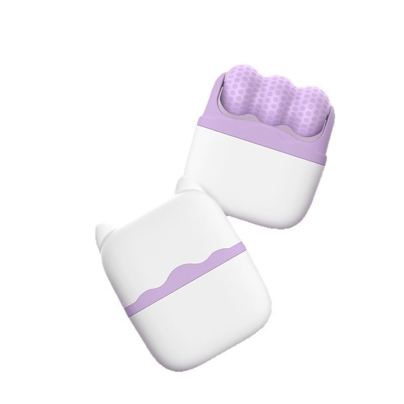 Леден ролер с две глави, 2-в-1 масажор за лице, ръчен тип, модел 0066, срок на годност 5 години