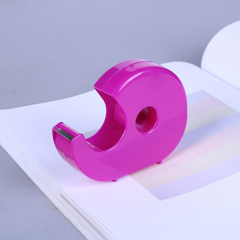 S818 Snail Tape Cutter, PP plast, tisak logotipa, prilagodljiva širina trake