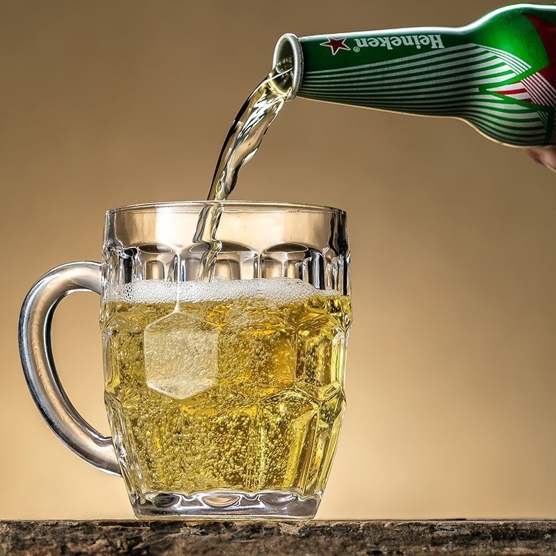 Plastična čaša za pivo, moderni minimalistički stil, otporna na toplinu, debela konstrukcija