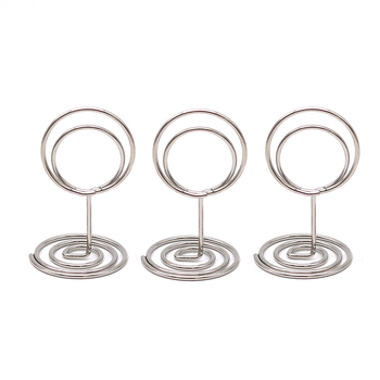 Metalni držač kartica s kružnim dizajnom pauna, jednostruka konstrukcija, crtani stil, pogodan kao promotivni poklon