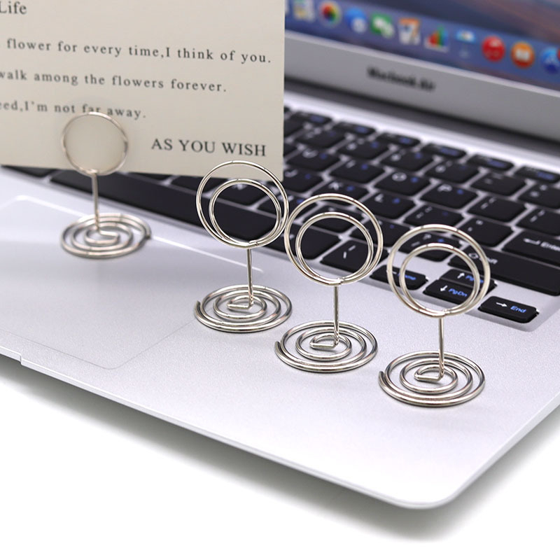 Metalni držač kartica s kružnim dizajnom pauna, jednostruka konstrukcija, crtani stil, pogodan kao promotivni poklon