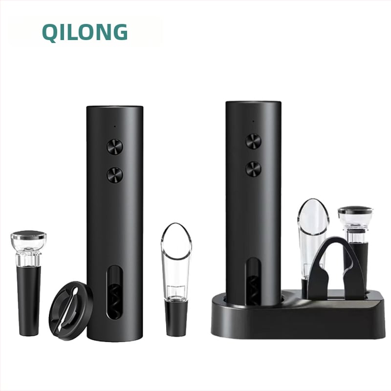 2026 модел: Електрически откривател за винени бутилки – автоматичен, преносим, многофункционален; възможност за печат на лого