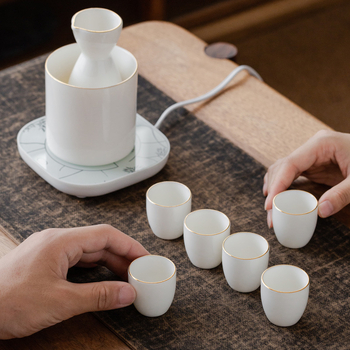 Keramički grijač vina i dozator, kućna upotreba, jednostavan kineski stil, prvoklasna kvaliteta