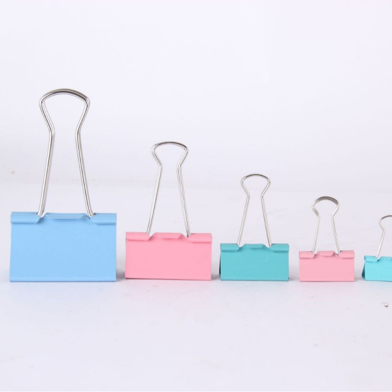 Metalni set klipova za dokumente – raznobojni multifunkcionalni klipovi za stranice i dokumente