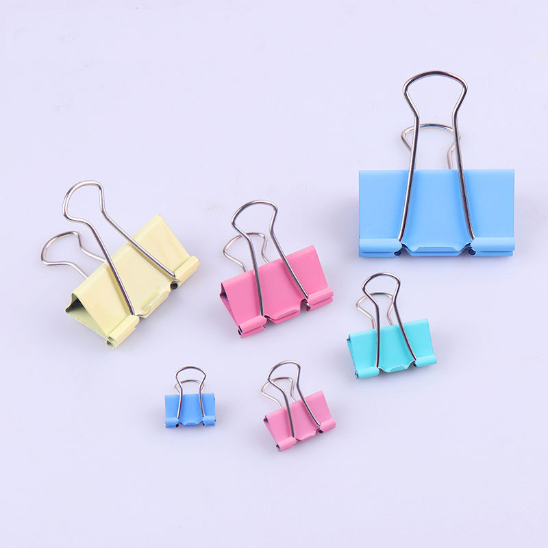 Metalni set klipova za dokumente – raznobojni multifunkcionalni klipovi za stranice i dokumente