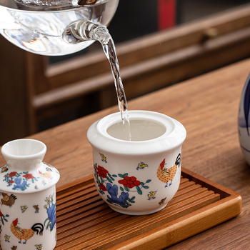 Kerámiából készült bormelegítő készlet otthoni használatra — kapacitás 1–100 ml, tömeg 1000 g, nemzeti trend stílus
