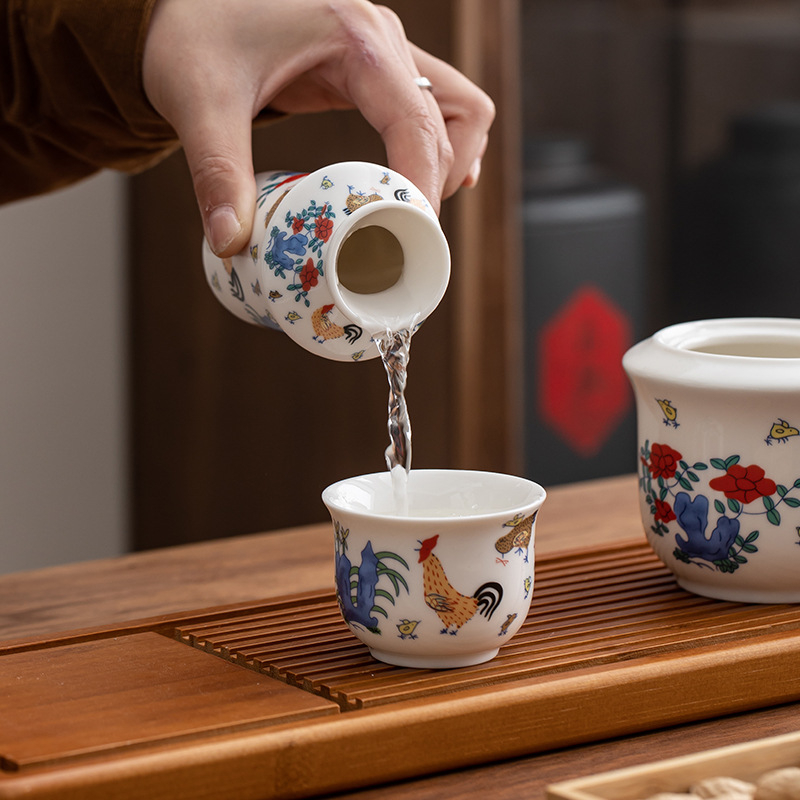 Kerámiából készült bormelegítő készlet otthoni használatra — kapacitás 1–100 ml, tömeg 1000 g, nemzeti trend stílus