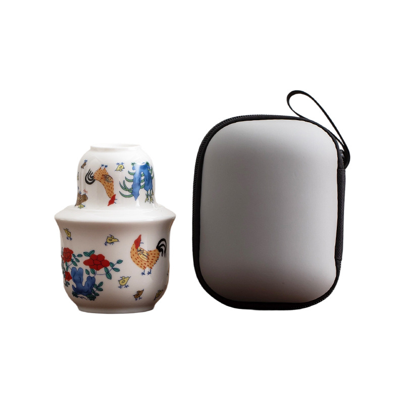 Kerámiából készült bormelegítő készlet otthoni használatra — kapacitás 1–100 ml, tömeg 1000 g, nemzeti trend stílus