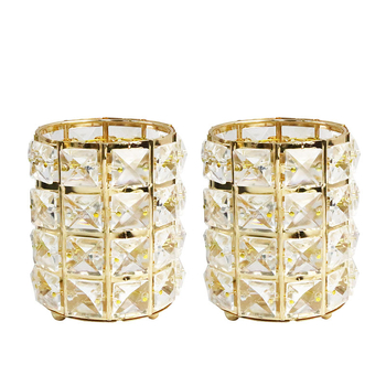 Kristalni okrugli držač za četkice za šminkanje i stolni organizator, Marke Three strong, Model 20210809