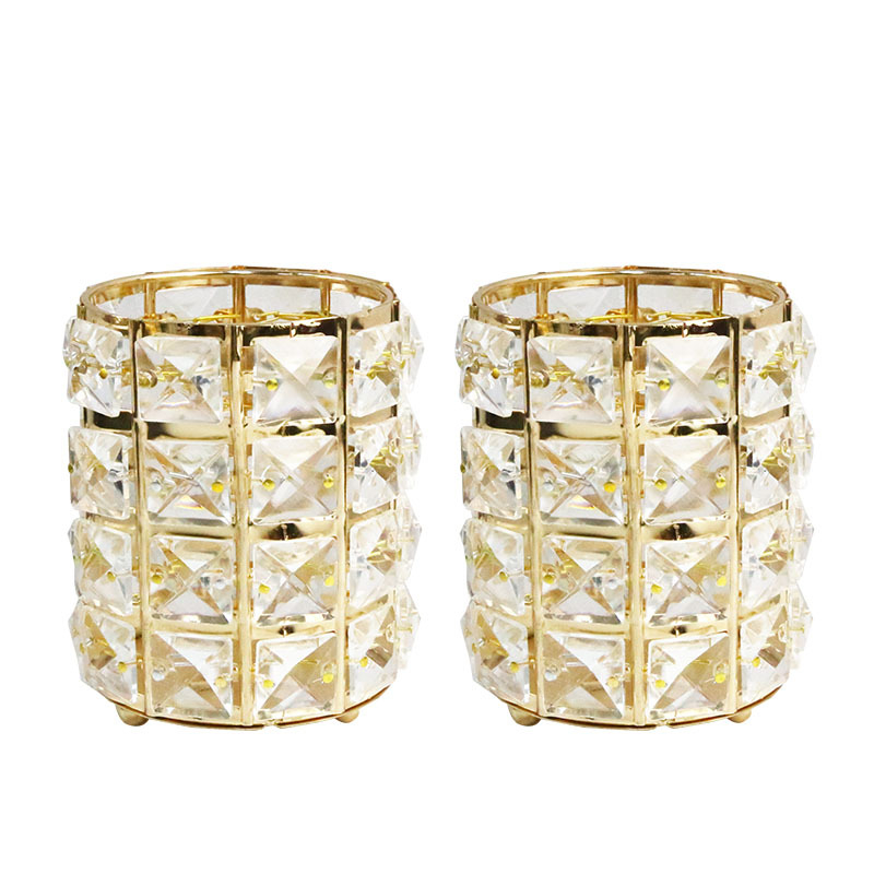 Kristalni okrugli držač za četkice za šminkanje i stolni organizator, Marke Three strong, Model 20210809