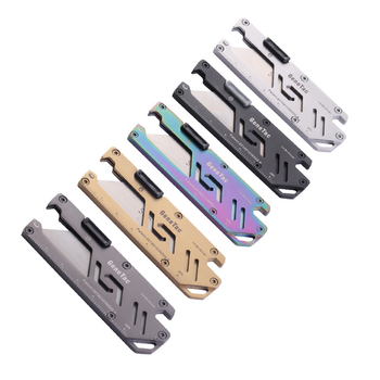 Tăietor de hârtie din oțel inoxidabil, model F308, greutate netă 80 g