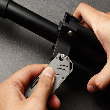 Tăietor de hârtie din oțel inoxidabil, model F308, greutate netă 80 g