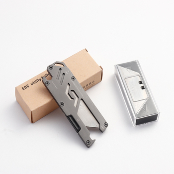 Tăietor de hârtie din oțel inoxidabil, model F308, greutate netă 80 g