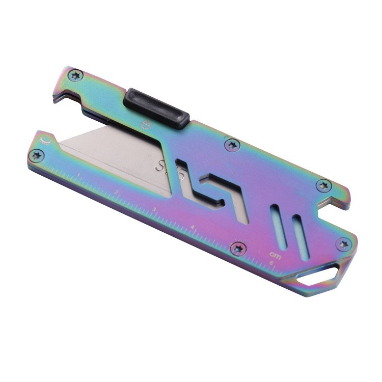 Tăietor de hârtie din oțel inoxidabil, model F308, greutate netă 80 g