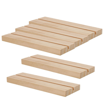 Suport din lemn de mesteacăn pentru carduri și fotografii, notițe, decor de casă, lucrat manual, stil modern minimalist