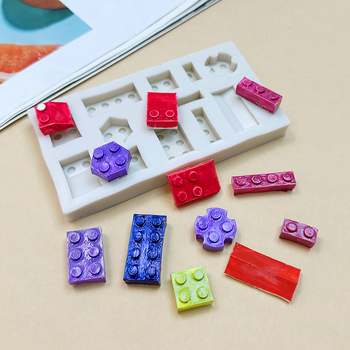 Formă silicon dreptunghiulară pentru prăjituri, 12 găuri, pentru coacere și decor DIY