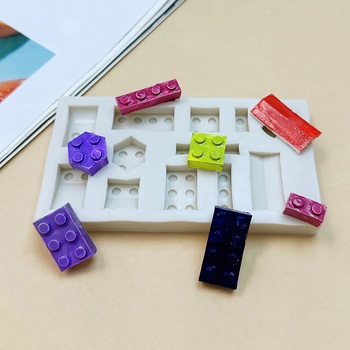 Formă silicon dreptunghiulară pentru prăjituri, 12 găuri, pentru coacere și decor DIY