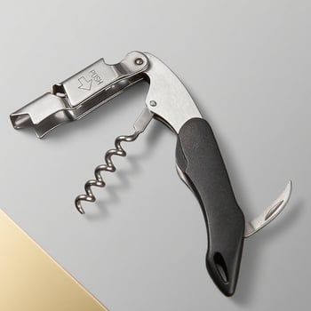 Отварачка за бутилки с форма на морско конче, неръждаема стомана, многофункционална, преносима и сгъваема, възможност за печат на лого