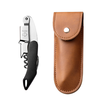 Отварачка за бутилки с форма на морско конче, неръждаема стомана, многофункционална, преносима и сгъваема, възможност за печат на лого