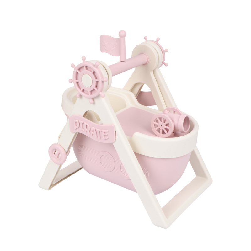 Kalózhajó tolltartó, műanyag, modell HDCBT009, személyre szabás igény szerint, nyomtatott logó