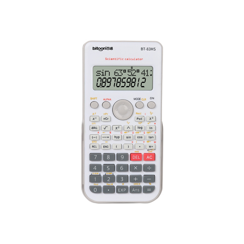 Belden 83ms funkcijski kalkulator, 24-znamenkasti zaslon, plastično kućište, baterija tipa gumb uključena