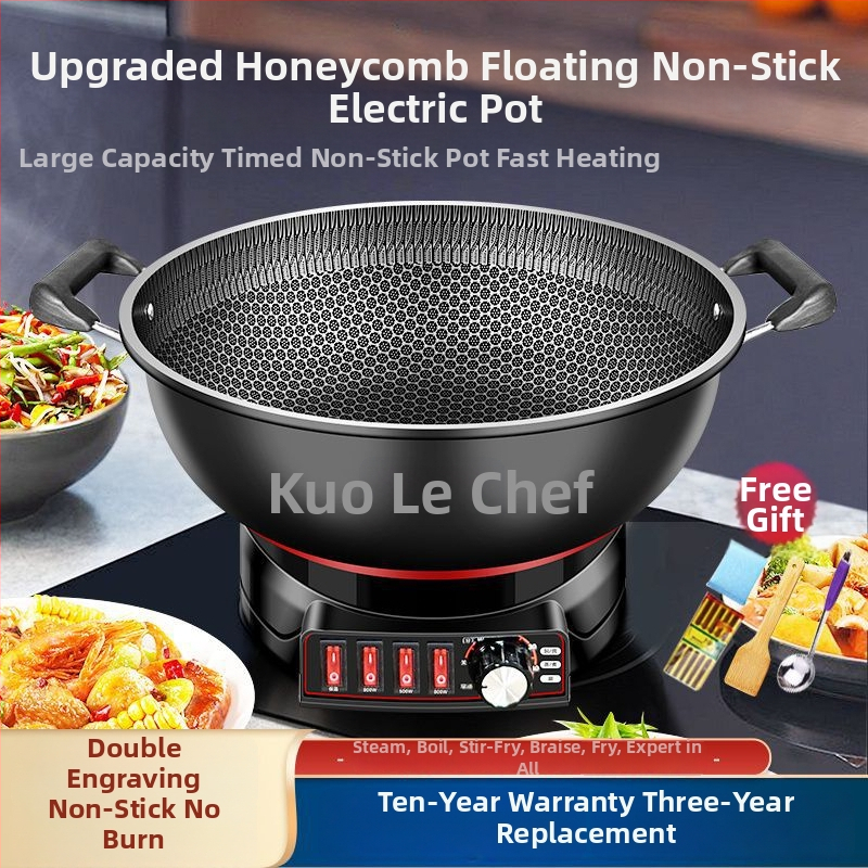 Ηλεκτρική κατσαρόλα με λειτουργία ατμού, 1500W+, χωρητικότητα 5L, μεταλλικό σώμα, εσωτερικός κάδος από κράμα