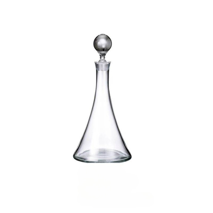 Dekanter borhoz ólommentes kristályüvegből fedéllel, kapacitás ≥1000 ml, új kínai stílus