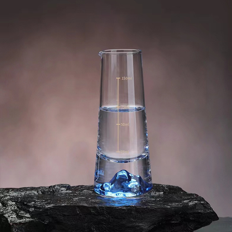 Set de pahare pentru băuturi spirtoase din sticlă, Jincheng, sticlă, stil modern minimalist, imprimare logo posibilă, ambalaj cutie din carton