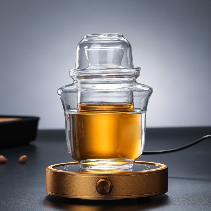 Stakleni vinski set – svijetao luksuzni retro stil, premium kvaliteta, marka Chuangfeng, 1 set