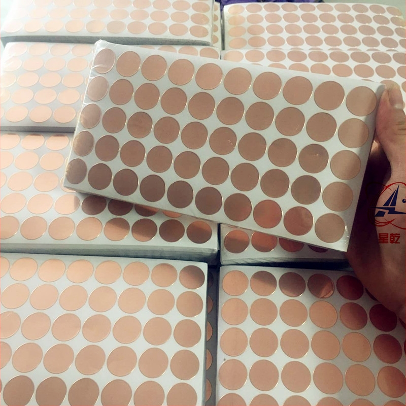 Starstem samolepiaca vodivá meďná fóliová platňa, 0,05 mm, čistá meď, pre transformátory