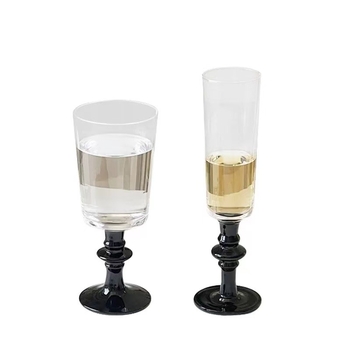 Čaša za vino od visok borosilikatnog stakla, lagani retro luksuz, predstavljena 2019., pakiranje za jedan komad