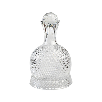 Üvegből készült boros dekanter, kapacitás több mint 1000 ml, könnyű luxus stílus, díszdobozos csomagolás