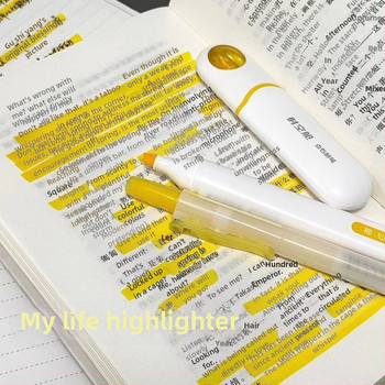 Marker za podcrtavanje za učenike, bez razmazivanja, zaštita očiju, veliki kapacitet