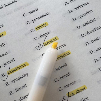 Marker za podcrtavanje za učenike, bez razmazivanja, zaštita očiju, veliki kapacitet