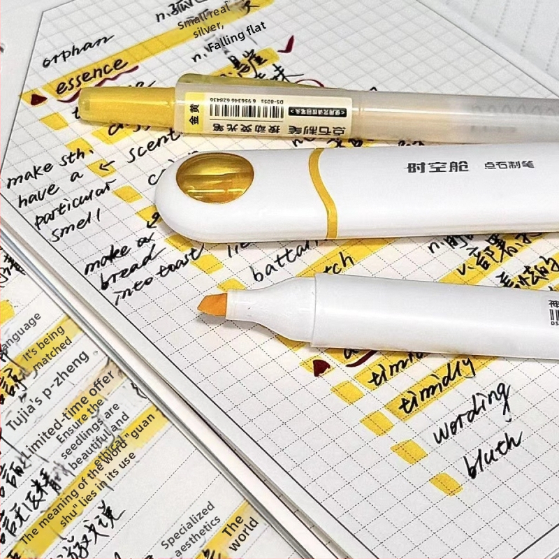 Marker za podcrtavanje za učenike, bez razmazivanja, zaštita očiju, veliki kapacitet