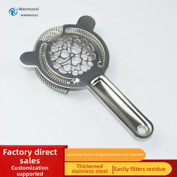 VANOTH Nerezová oceľ pre vonkajší bar, filter na ľad, sitko na ľad, moderný a jednoduchý dizajn, 77 g