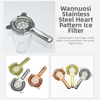 VANOTH Nerezová oceľ pre vonkajší bar, filter na ľad, sitko na ľad, moderný a jednoduchý dizajn, 77 g