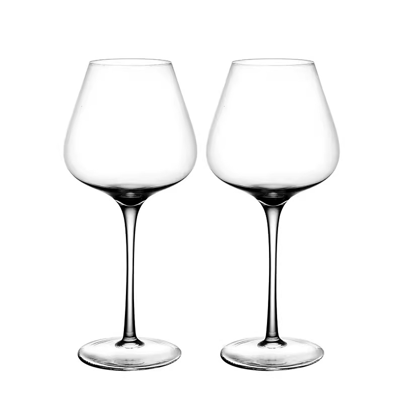 LANGNA kristalna čaša za crveno vino, nordijski stil, set od 1 kom, ispis loga dostupan, mogućnost prilagodbe