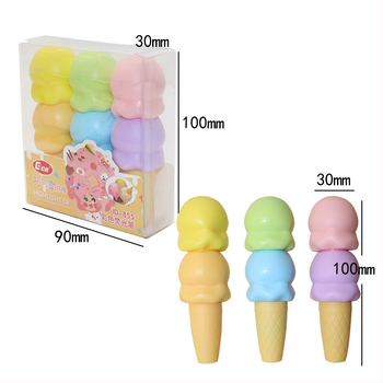 Early morning model 855 set pixuri din plastic, ambalat în cutie, 6 buc