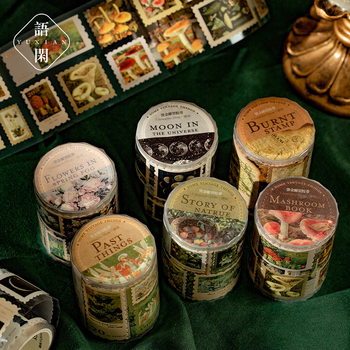 Лента за дневник със златно фолио за печати – PET основа, Idle Language, многоцелево приложение, пусната 2023-05-18