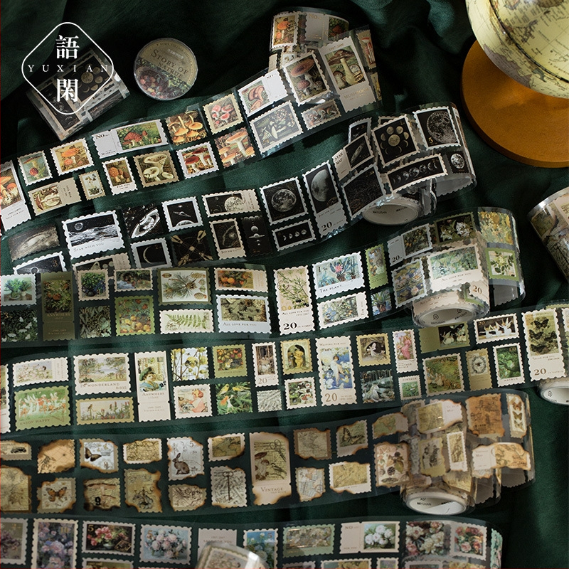 Zlatá fóliová páska na denník – PET substrát, Idle Language značka, viacúčelové použitie, vydanie 2023-05-18