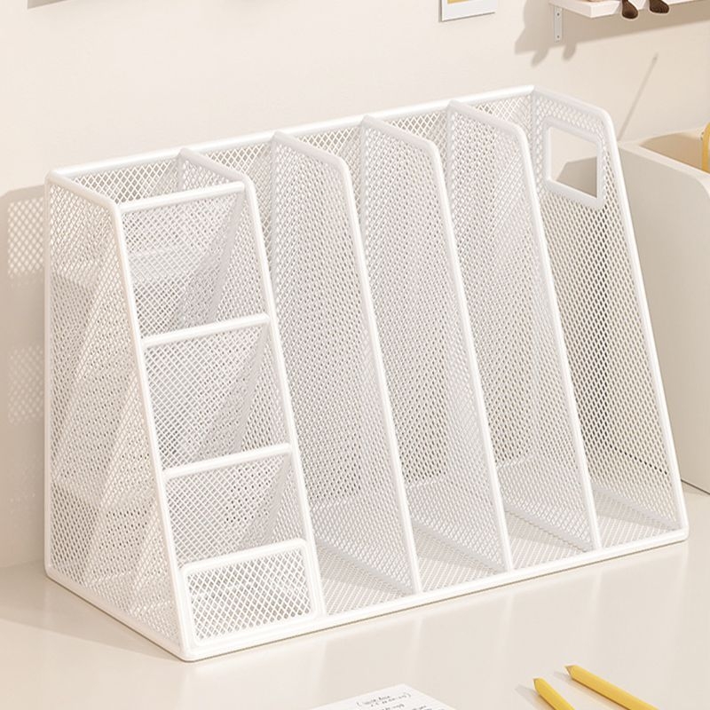 Desktop organizator od metala, japanskog stila, otvoren dizajn, kapacitet 18 pretinaca za dokumente i olovke