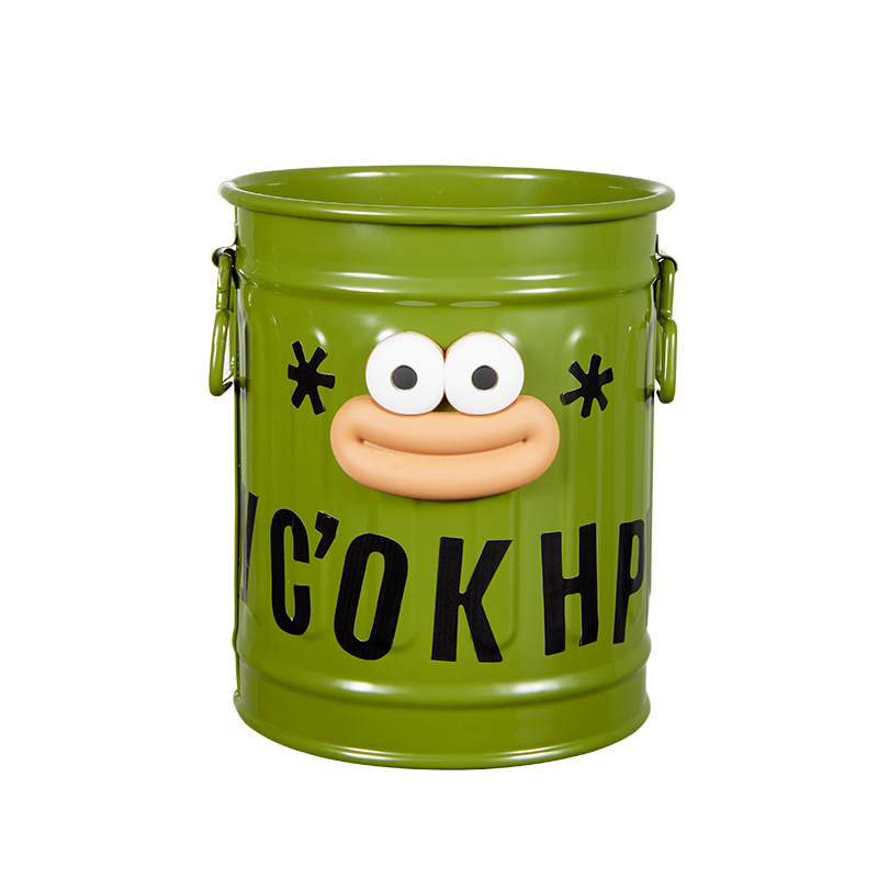 Метален държач за писалки, кръгъл, голям капацитет, модел BTSF, настолен органайзер