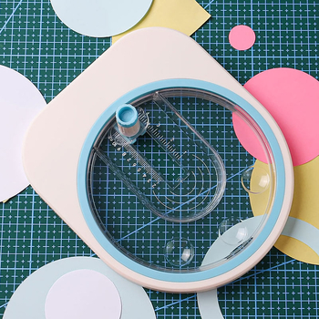 Huanmei KM-5611 forgópapírvágó, műanyag, cél: vágás