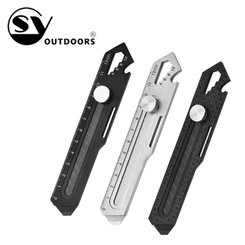 Десет в едно: универсален нож от неръждаема стомана, изцяло стоманена конструкция, модел Steel, тегло 94 g