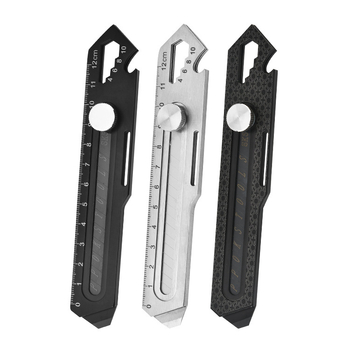 Десет в едно: универсален нож от неръждаема стомана, изцяло стоманена конструкция, модел Steel, тегло 94 g