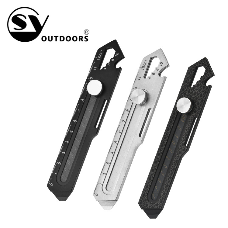 Десет в едно: универсален нож от неръждаема стомана, изцяло стоманена конструкция, модел Steel, тегло 94 g