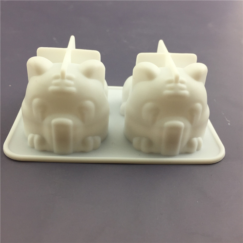 Formă de tort din silicon – formă neregulată, motif tigru adormit, pentru tort mousse ciocolată, silicon alimentar, unealtă de copt