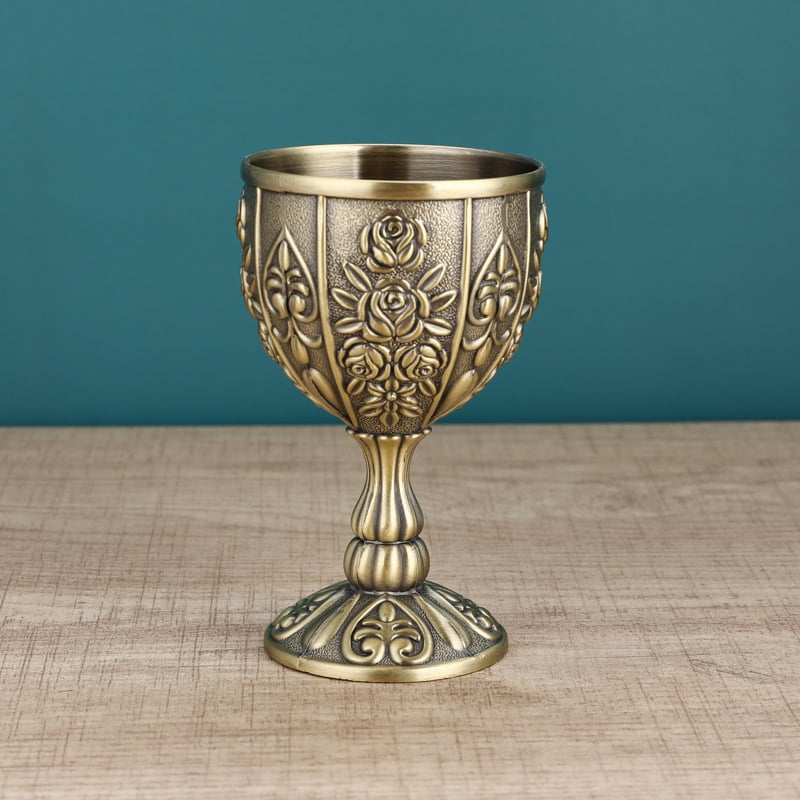 Pahar pentru băuturi spirtoase în stil european, aliaj de zinc, capacitate 1–100 ml, retro lux, 1 bucată, Nice